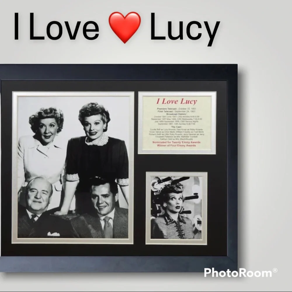 ❤️💕 I Love 💗 Lucy Framed Art ❤️💕